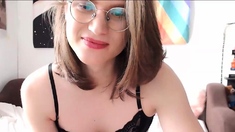 Beautiful Twink SheBabe in Sensual Lingerie Webcam Show