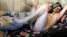 Naked Girl Washes The Floor