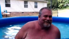 Naked Pool Dad