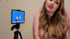 Hottest brunette solo webcam masturbation 2