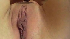 Sexy teen close up masturbation