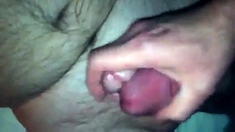Cocks rubbed together and cum
