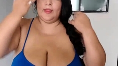 Fat latina with giant tits